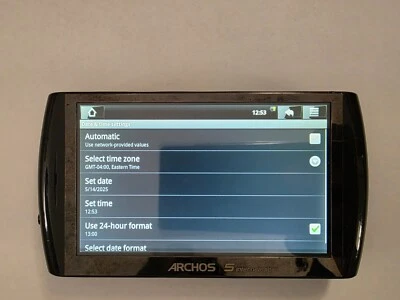 Archos Internet Tablet 5 500GB, Wi-Fi, 4.8in - Black (BUNDLED WITH DVR STATION) - Image 1 of 4