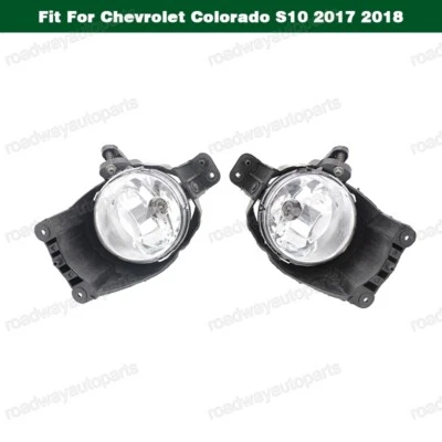 1Pair Front Bumper Driving Lamps Fog Lights for Chevrolet Colorado S10 2017 2018 - image 1 of 3