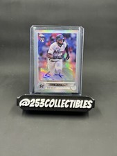Bryan de la Cruz RC Rookie Auto 2022 Topps Chrome Update AC-BD Miami Marlins