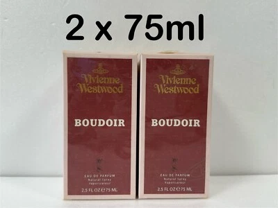 2 x 75ml Vivienne Westwood Boudoir EDP Spray Sealed Vintage FREE DELIVERY - Image 1 of 4