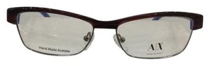 ARMANI EXCHANGE EYEGLASSES NARROW AX238 AY4 RED BROWN PLASTIC 53-14-135 CAT EYE - Picture 1 of 3