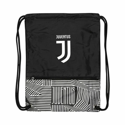 Juventus Cinch Bag Officially Licensed Icon Sports Color Black Cover