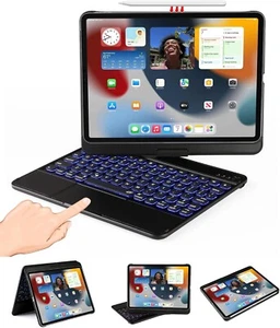 Tastatur Hülle für iPad Air 11 Zoll M2 2024, iPad Pro 11 Zoll 4./3./2./1. - Bild 1 von 8