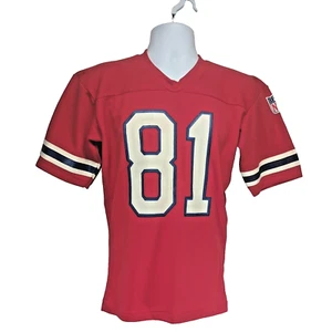 Vintage 1980's New England Patriots Red NFL Football Jersey Size Small #81 - Picture 1 of 7