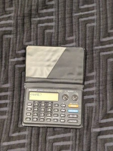 Sharp EL-6071 Memo Master 100 Personal Organiser Vintage used tested working - Picture 1 of 3