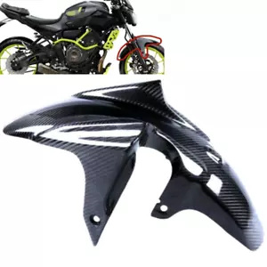 For Yamaha MT-07 / FZ07 2013-2017 Real Carbon Fiber Front Fender Hugger Mudguard - Bild 1 von 11