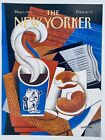 Orig. May 6,1991 New Yorker Cover: Greek, Discobolus, Coffee, Bagel, Newspaper