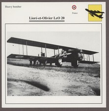 Liore et Olivier LeO 20 Edito Service Warplane Air Military Card France