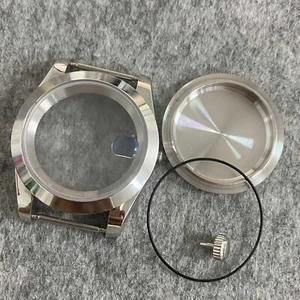 39MM Oyster Sapphire Glass Stainless steel Watch Case for NH35/NH36 Movement - Picture 1 of 9