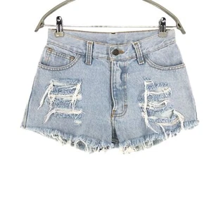 Levi's Strauss & Co Donna Denim Hot Pants Shorts Taglia W26 - Foto 1 di 5
