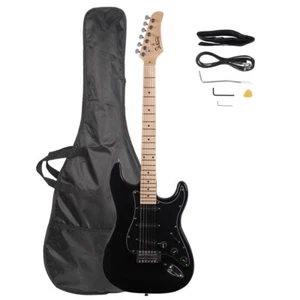 Kit de Guitarra Eléctrica con Golpeador Negro Azul Oscuro Glarry GST Elegante - Imagen 1 de 16