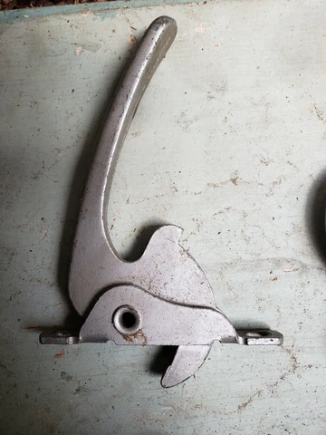 vintage window latch egress handle with hook Cover