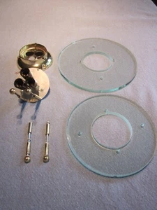 CASABLANCA Ceiling Fan Light Kit 191302A Spirit of Saturn Shiny Brass INCOMPLETE - Picture 1 of 12