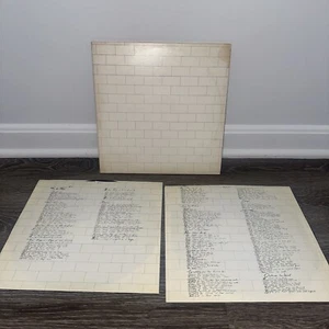 PINK FLOYD 1979: The Wall Double LP Vinyl Columbia AL 36184 Gatefold with Lyrics - Picture 1 of 5