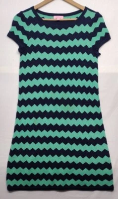 Vestido suéter mediano para mujer Lilly Pulitzer 100 % lana merino manga corta Foto 1 de 4