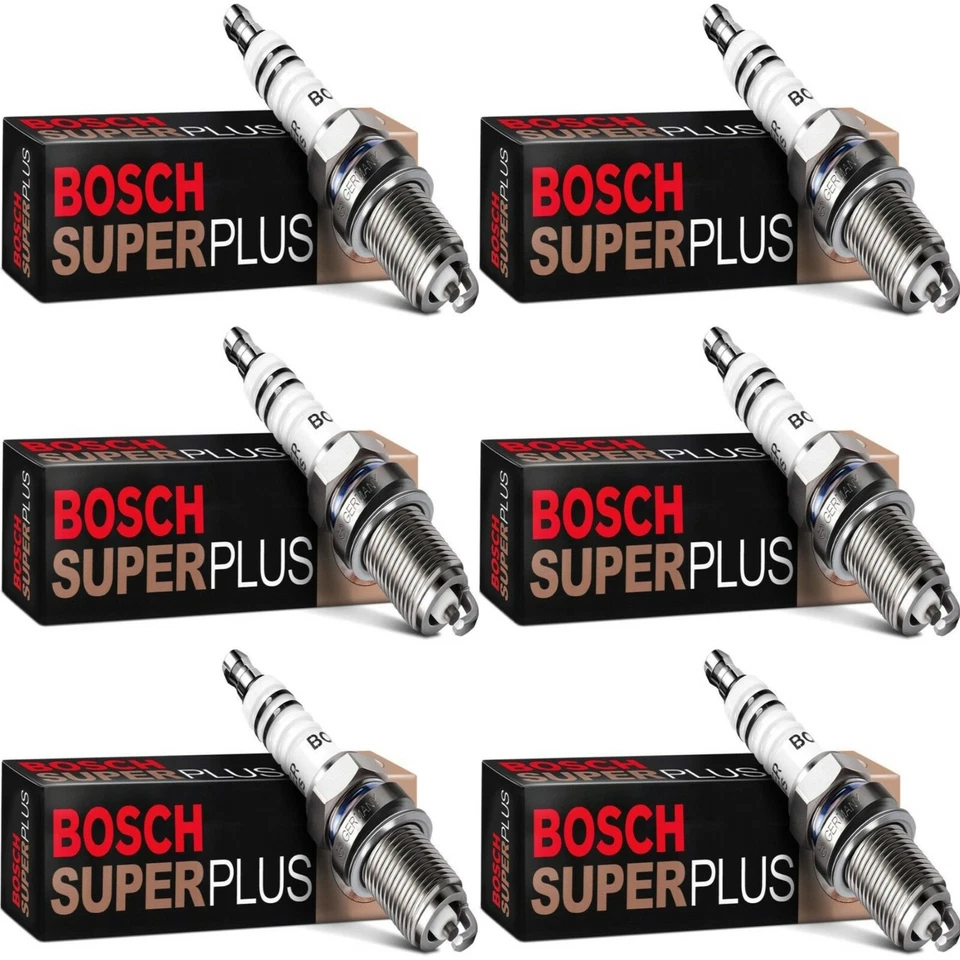 6 X Spark Plugs Set Bosch Copper Core FR8DCX For 1986-1989 NISSAN D21 V6-3.0L - Image 1 of 4