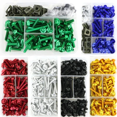 Fairing Bolt Kit Bodywork Screws Fit For Kawasaki Ninja ZX636R ZX6RR ZX14 250R  - Image 1 of 4