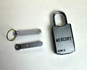 NGC MERCURY MARK II Magnetschlüssel Vorhängeschloss Schloss + 2 Schlüssel ohne Schlüsselloch - Bild 1 von 5