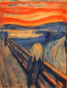 EDVARD MUNCH THE SCREAM EXPRESSIONISM ART GICLEE PRINT FINECANVAS - Picture 1 of 3