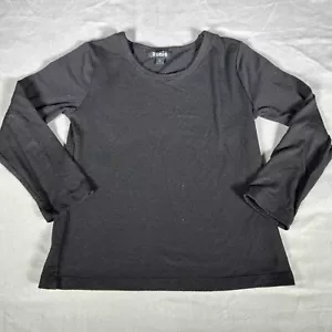 Camiseta Zunie Niñas Manga Larga Negra Talla 5 - Imagen 1 de 7