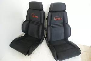 PACCHETTO CLIMATICO RECARO ORTOPEDICO PELLE-ALCANTARA NUOVO RIVESTITO - Foto 1 di 5