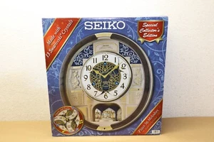 Seiko Collector's Edition 2021 Melodies in Motion Clock w/Swarovski Crystals - Picture 1 of 8