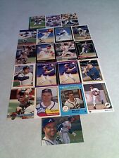 Mark Lemke: Lot of 125+ cards.....52 DIFFERENT / Baseball 