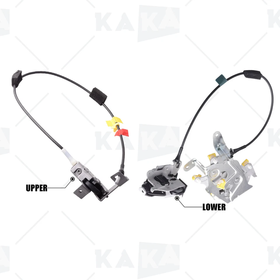 Rear Left Lower&Upper Door Lock Latch Assembly for 97-03 Ford F150 Extended Cab - Image 1 of 4