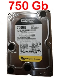 Disque dur DD Western Digital 750GB WD7502ABYS entreprise storage - Photo 1/6