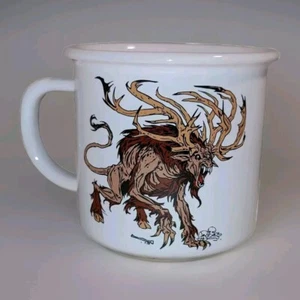Witcher Wild Hunt Keramiktasse Tasse Promo Kaffee Tee weiß Bies Fiend Design - Bild 1 von 9