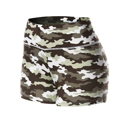 Pantalones Cortos de Voleibol Para Mujer Cintura Alta Yoga Baile Animadora Informal Entrenamiento Foto 1 de 2