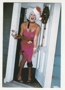 Foto modelo Scott Campbell Bill Bernardo 1983 expuesto vestido cruzado gay - Imagen 1 de 2