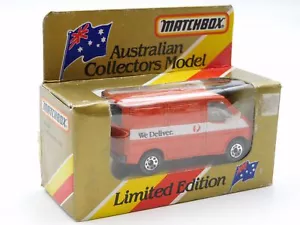 Matchbox Superfast Ford Transit Van MB 60 Australian Collectors Model '81 - Foto 1 di 2