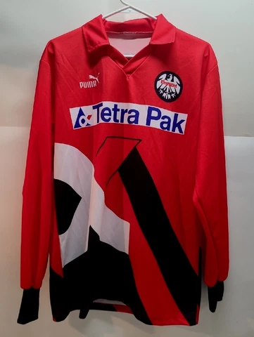 Vintage Eintracht Frankfurt Jersey / Shirt Trikot Home Tetra Pak / Puma Size XL Cover