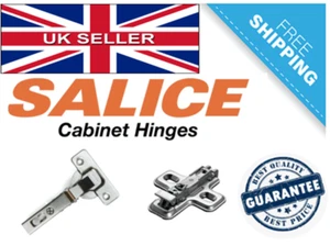 2x KITCHEN CABINET CUPBOARD DOOR HINGES (Dimensions in description) - Picture 1 of 2