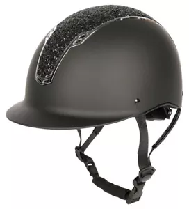 % Harry´s Horse Sicherheits-Reithelm Centaur NXT schwarz-silber UVP €109,95 % - Bild 1 von 3