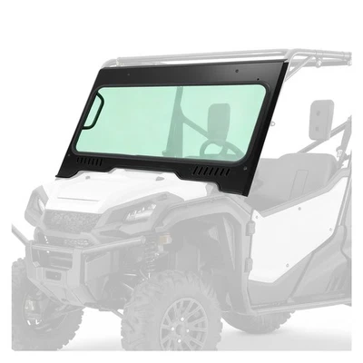 Steel+Glass Front Windshield For Honda Pioneer 1000/ Pioneer 1000-5 2016-Up Foto 1 de 4