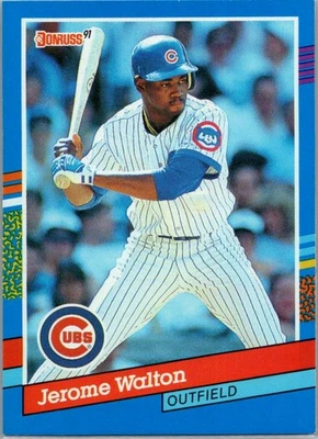 1991 Donruss Jerome Walton #72 Chicago Cubs - Image 1 of 2