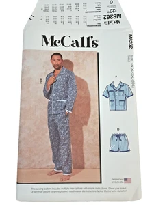 McCall's M8262 Pajamas Top and Bottoms Lounge Wear  Sewing Pattern Size XL-XXXL - Picture 1 of 6