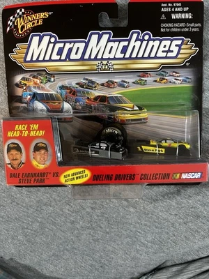 Micro Machines 1999 Winners Circle Dueling Drivers Dale Earnhardt vs Steve Park - Image 1 of 2