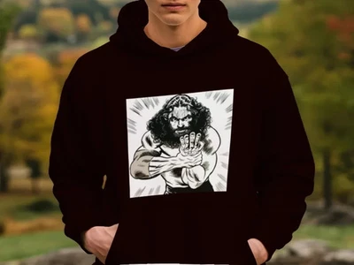 Bruiser Brody sudadera con capucha para hombre NWA NJPW WCCW TALLA XL ICONO DE LA LUCHA LIBRE SALÓN DE LA FAMA Foto 1 de 2