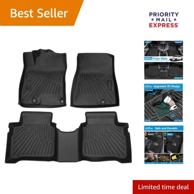 Custom Fit TPE Floor Mats for 2023-2026 Kia Niro Hybrid - All Weather Protection - Изображение 1 из 4