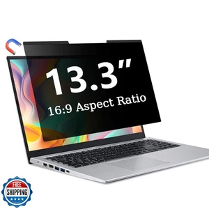 ZOEGAA Magnetic 13.3 Inch Laptop Privacy Screen Filter, for HP Dell Acer Asus - Afbeelding 1 van 5