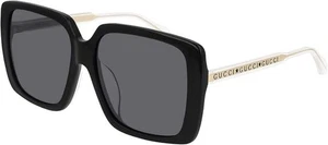 Authentic Gucci Sunglasses GG0567SA 001 Black Full Rim Grey Gradient 58mm - Picture 1 of 4