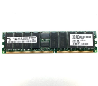 SUN 370-7670 *LOT OF 2* 512MB Registered DDR DIMM (SPD 0.0 or 1.0) PC2100 - Image 1 of 2