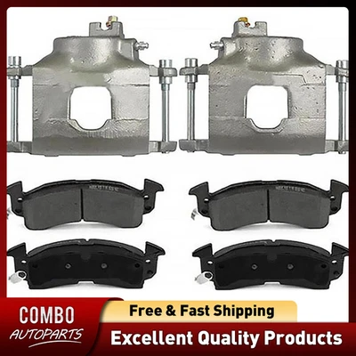 Pinzas de freno delanteras pastillas de freno para Chevry K10 Suburban 4x4 1979 1981 1983 1986 Foto 1 de 4