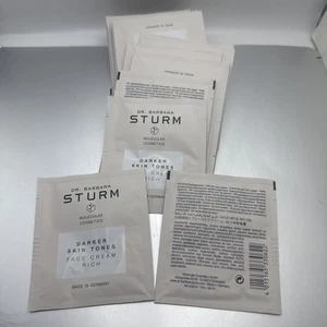 ✅ Dr. Barbara Sturm Darker Skin Tones Face Cream Rich Sample Packs Lot of 25 - Picture 1 of 4