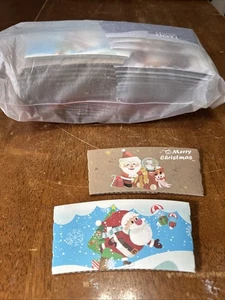 Weihnachten Hot Cup Sleeves 60 Stück - Bild 1 von 3