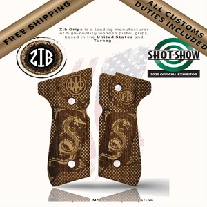 Zib Griffe Holzserie Pistolengriffe für Beretta F92 - Bild 1 von 7