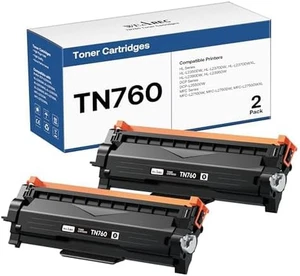 TN760 Toner Cartridges Replacement for Brother Toner TN-730/TN-760 Compatible HL - Picture 1 of 12